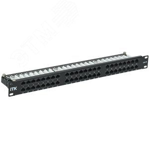Патч-панель ITK 1U кат 6 UTP 48 пт - IEK (ИЭК)