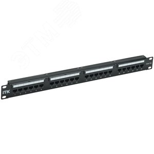 Патч-панель ITK 1U кат. 5е UTP 24 пт - IEK (ИЭК)