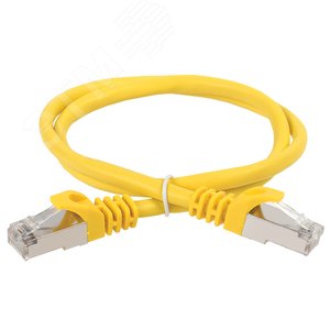Патч-корд категории 5Е FTP LSZH 5м желтый