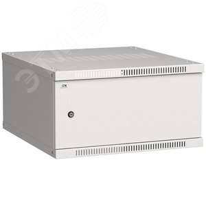 Шкаф LINEA WE 6U 600x650мм дверь металл серый - IEK (ИЭК)