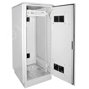 Шкаф уличный 19дюйм 24U 720x860 IP55 металлическая дверь серый - IEK (ИЭК)