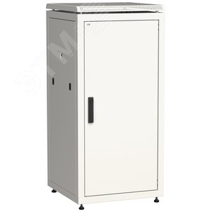 Шкаф сетевой 19дюйм LINEA N 28U 600х800 мм металлическая передняя дверь серый