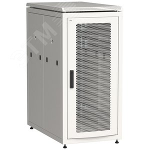 Шкаф сетевой 19дюйм LINEA N 18U 600х1000 мм перфные двери серый