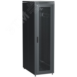 Шкаф сетевой 19 LINEA N 47U 600х1000 мм перфорированные двери черный ' - IEK (ИЭК)