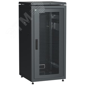 Шкаф сетевой 19дюйм LINEA N 18U 600х800 мм перфорированная передняя дверь черный - IEK (ИЭК)