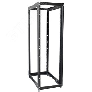 Стойка ITK 19 дюймов двухрамная 37Uх600x800/1000мм глубина регулируется с шагом 100мм черная (LF05-37U68-2R) - IEK (ИЭК)