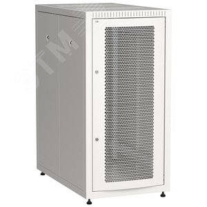 Шкаф LINEA E 24U 600х1000мм двери 2шт перфорированная и металл серый - IEK (ИЭК)