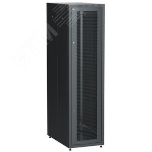 Шкаф LINEA E 33U 600х1000мм двери 2шт перфорированная и металл черный
