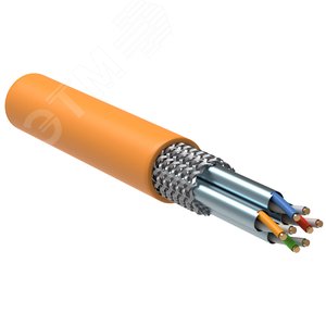 Витая пара S/FTP 6A 4п 24AWG LSZH 305м оран. ITK - IEK (ИЭК)