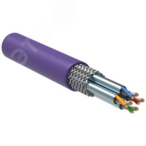 Витая пара S/FTP кат.7 4х2х23LSZH 305м фиол. ITK - IEK (ИЭК)