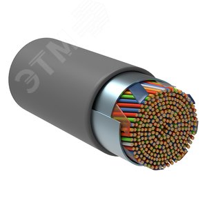 Витая пара F/UTP кат.5E 10х2х24AWG solid PVC 500м серый ITK (LC1-C5E10-311)