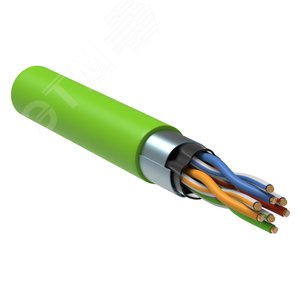 Витая пара F/UTP 5E 4x2х24AWG LSZH 305м зел. ITK - IEK (ИЭК)