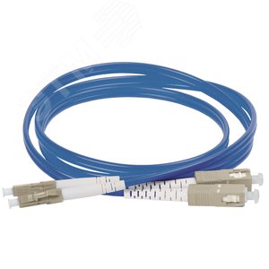 Патч-корд оптический 50/125 (OM4) LC/UPC-SC/UPC (Duplex) 1м