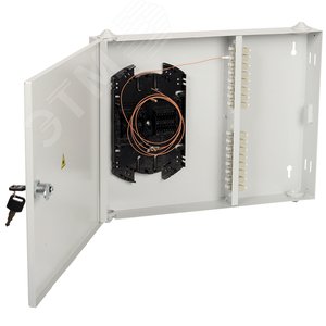 Кросс настенный укомплектованный SC (duplex) 8шт (OS2) - IEK (ИЭК)