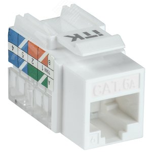 Модуль Keystone Jack кат. 6A UTP 110 IDC 90 град.