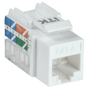 Модуль Keystone Jack кат. 6 UTP 110 IDC 90 град. - IEK (ИЭК)