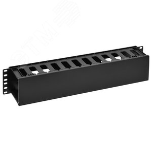 ITK by ZPAS Органайзер пласт. с крышкой 19д 2U 12 сл. черн. (ZP-CO05-2U-12-P-C) - ITK