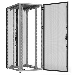 ITK by ZPAS Шкаф серв. 19д 42U 600х1000мм однодверный черный (ZP05-42U-0610-PP)