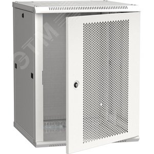 Шкаф LINEA W 12U 600x600 мм дверь перфорированная RAL7035 - IEK (ИЭК)