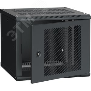 Шкаф LINEA W 6U 600x600 мм дверь перфорированная RAL9005 - IEK (ИЭК)