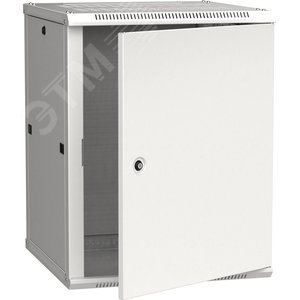 Шкаф настенный 19' LINEA W 15U 600x600мм металлическая дверь RAL7035
