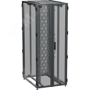 Шкаф серверный ITKbyZPAS19` 45U 0.8x1.2м двухствор перфор. двери черный РФ - ITK