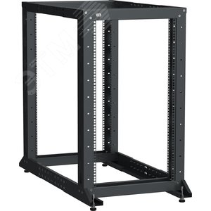 Стойка двухрамная LINEA F 42U 600х600-1000мм черная - IEK (ИЭК)