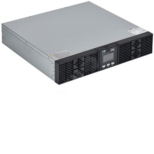 Источник бесперебойного питания Online Rackmount 1000 ВА/1000 Вт, однофазный с LCD дисплеем 24VDC с АКБ 2U 2х9AH - фото 2