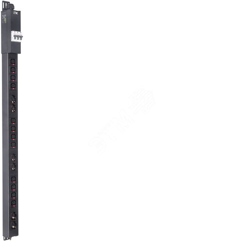 ITK BASE PDU PV1113 25U 3ф 32А 6SCHUKO 12C13 3м IEC60309 - фото 2