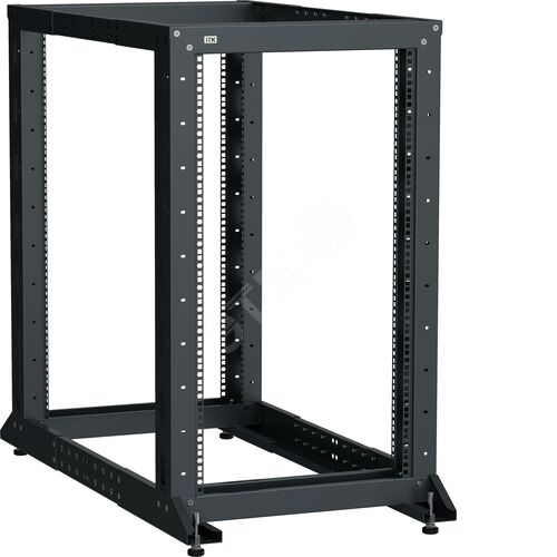 Стойка двухрамная LINEA F 37U 600х600-1000мм черная - фото 2