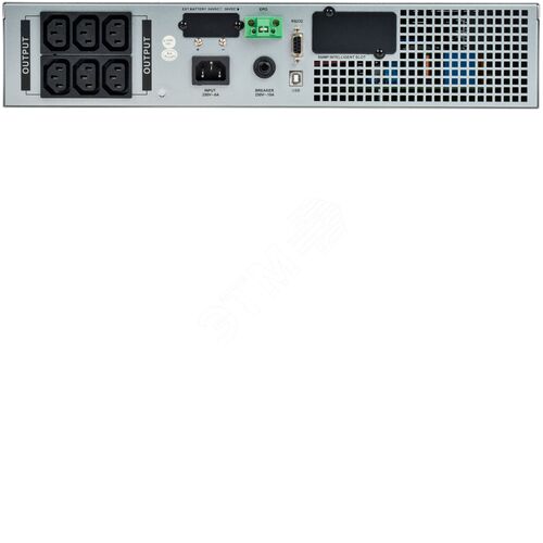 Источник бесперебойного питания Online Rackmount 1000 ВА/1000 Вт, однофазный с LCD дисплеем 24VDC с АКБ 2U 2х9AH - фото 4