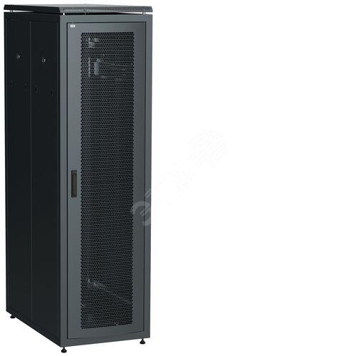 Шкаф напольный сетевой 19' 47U 800х1000мм перфорир - фото 2