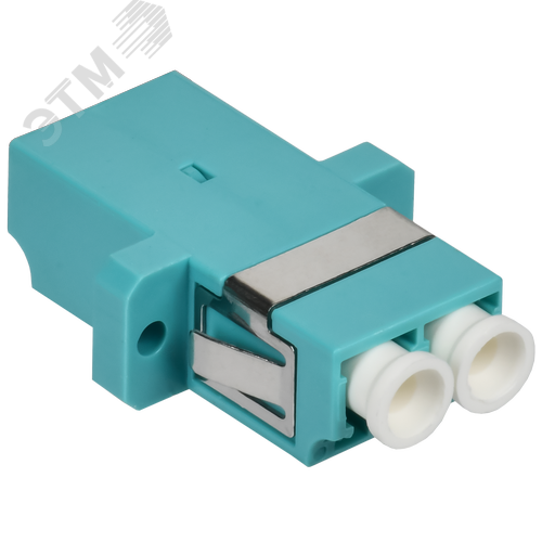 Адаптер  оптический проходной LC-Duplex. OM3. UPC - IEK (ИЭК)