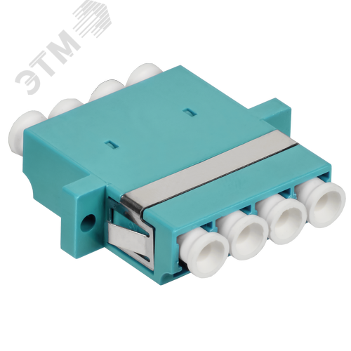 Адаптер  оптический проходной LC-Quad. OM3. UPC - IEK (ИЭК)