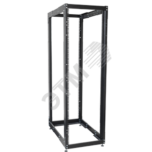 Стойка двухрамная 19‘ 24U 600x800мм черная (LF05-24U68-2R) - ITK