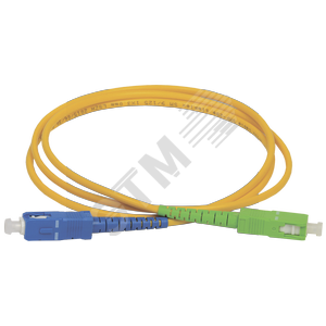 Патч-корд оптич SM (OS2) LC/UPC-SC/APC(simplex)1м - IEK (ИЭК)