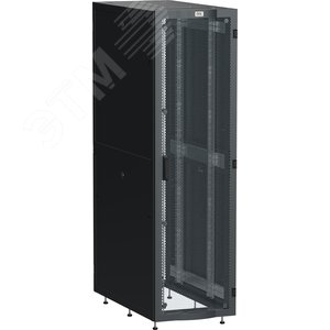 Шкаф серверный ITK LINEA S 19'' 24U 600х1000мм перфорированная дверь черный - IEK (ИЭК)