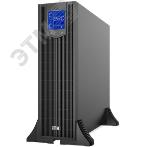 Источник бесперебойного питания Online MYPOWER OR 10кВА/10кВт фазы 1/1 без АКБ Tower/Rack SNMP опция, RS232, EPO, USB, RS485, сухие контакты опция - ITK