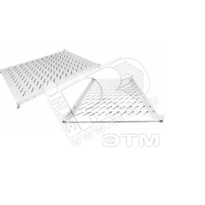 Полка стационарная полка глубиной 400мм серая (FS35-400PI)