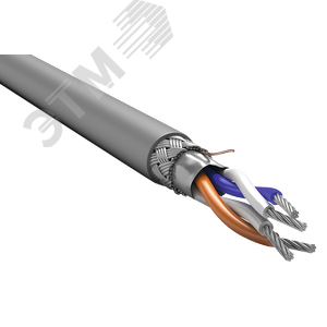 Кабель интерфейсный ITK RS-485 1х2х0.6 нг(А)-LS серый (200м) - ITK