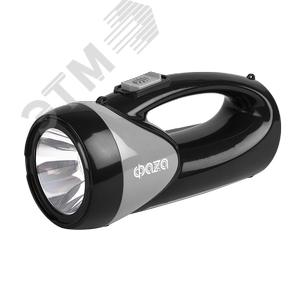 Фонарь AccuF8-L1W/L12-bk черный - Jazzway