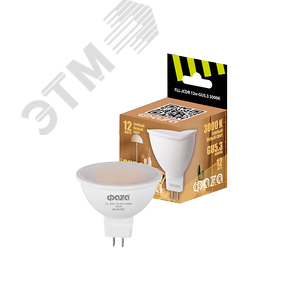 Лампа светодиодная LED 12Вт 3000K GU5.3 230/50 - Jazzway