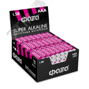 Элемент питания AAA LR03 Super Alkaline Shrink-4 - Jazzway