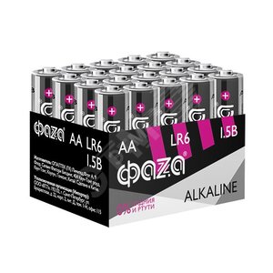 Элемент питания LR 6 (AA) алкалиновая, уп. 20 шт. Alkaline Pack-20 - Jazzway