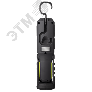 Фонарь многофункциональный WL2-L3W/05W-gn (черно-зелен.) с магнитом и крючком 2АА - фото 4