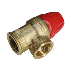 Клапан предохранительный для газа 3/4‘ х 1/2‘ НН нормально открытый - TIEMME