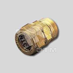 Соединитель обжимной 18 х 3/4‘ с наружной резьбой хромированный - TIEMME