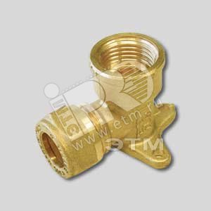 Водорозетка обжимная 18 x 1/2‘ для медных труб - TIEMME