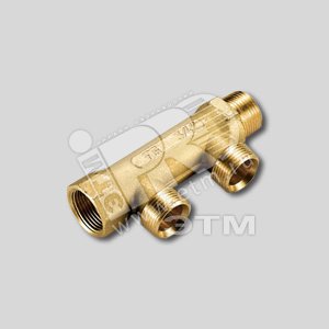 Коллектор 3/4‘ НВ х 2 выхода 3/4‘EK НР межосевое 50мм - TIEMME