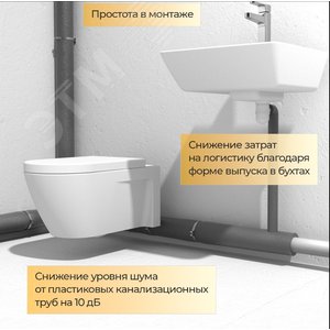 Трубка шумопоглащающая Энергофлекс ACOUSTIC 110-5м - фото 3